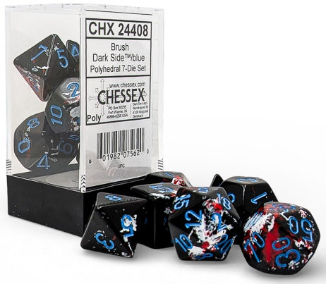 Chessex: Polyhedral 7-Dice Set - Brush