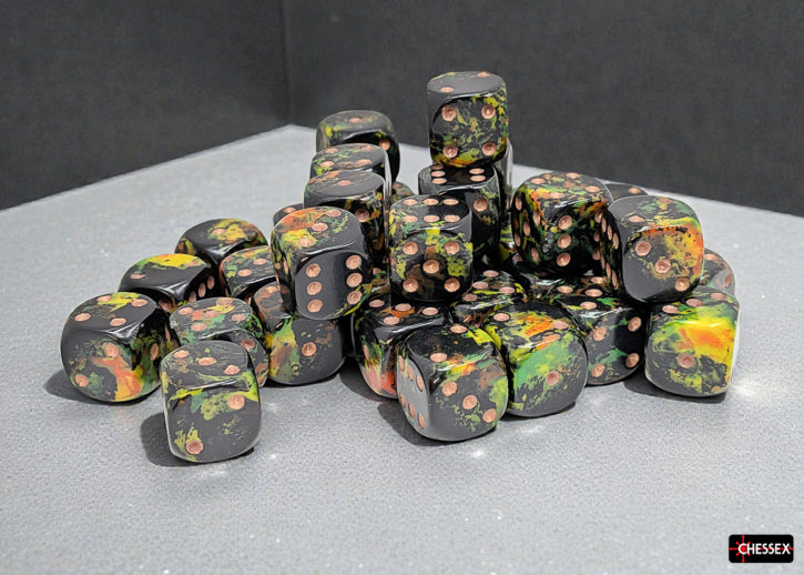 Chessex: 12mm 36D6 Dice Block - Brush