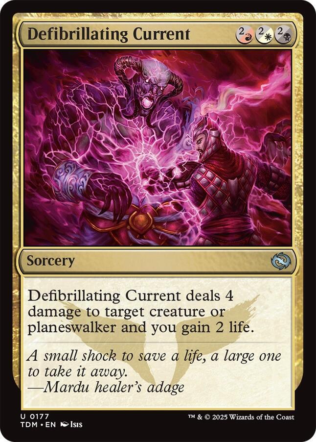 Defibrillating Current - Tarkir: Dragonstorm - 177