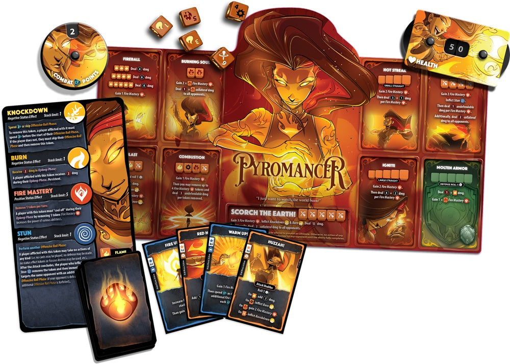 Dice Throne Hero Pack - Pyromancer **Pre-Order**