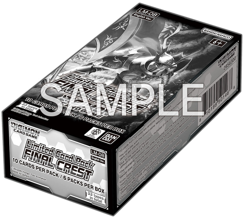 Digimon CG LM-08 Final Crest Limited Card Pack **Pre Order**