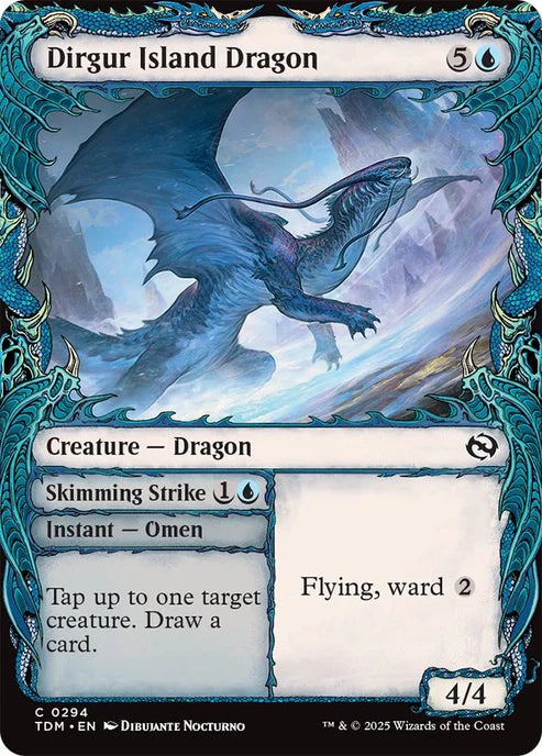 Dirgur Island Dragon // Skimming Strike - Tarkir: Dragonstorm - 294