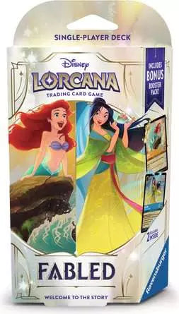 Disney Lorcana: Fabled - Single-Player Deck: Amber & Sapphire