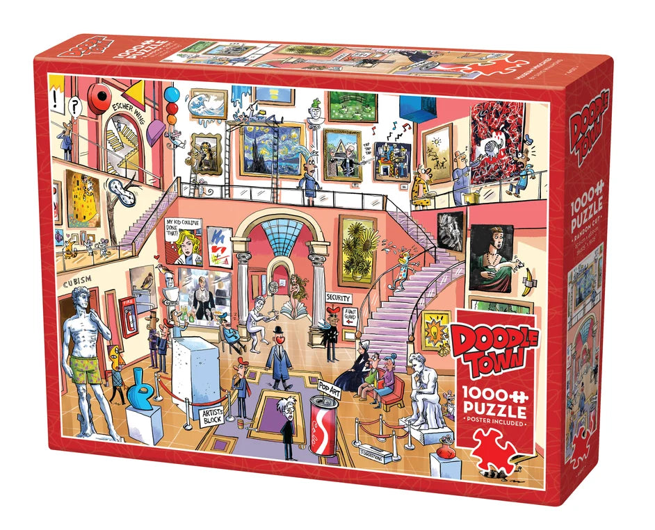 DoodleTown: Museum Mischief 1000pcs