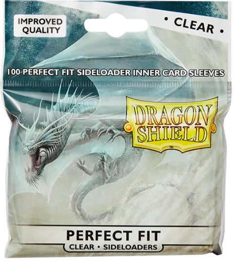 Dragon Shield Sleeves Perfect Fit Sideloader Clear 100ct