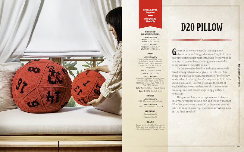 Dungeons & Dragons Crochet: A Book of Many Patterns HC