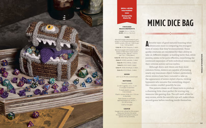 Dungeons & Dragons Crochet: A Book of Many Patterns HC