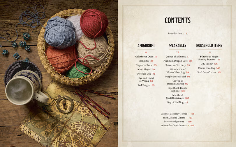 Dungeons & Dragons Crochet: A Book of Many Patterns HC