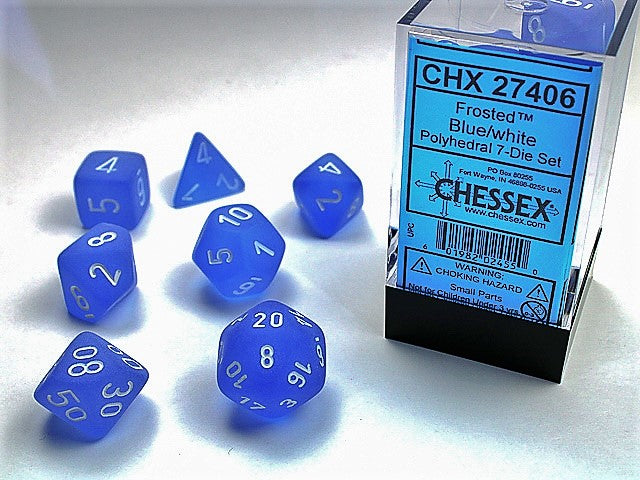 Chessex: Polyhedral 7-Dice Set - Frosted
