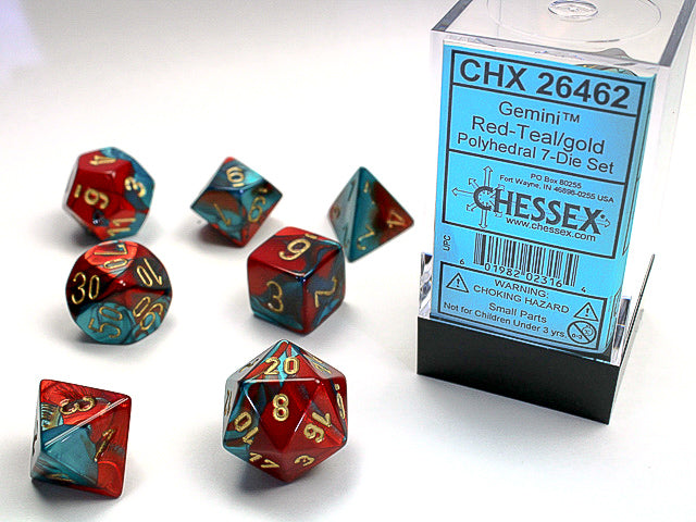 Chessex: Polyhedral 7-Dice Set - Gemini