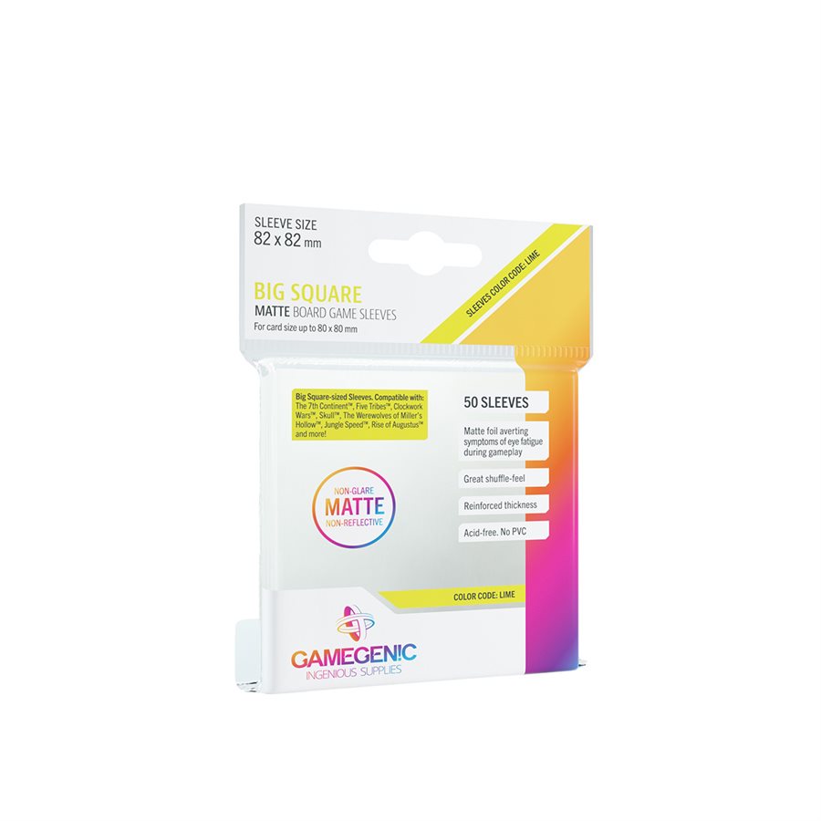 Gamegenic - Matte - Big Square Sleeves - 50ct