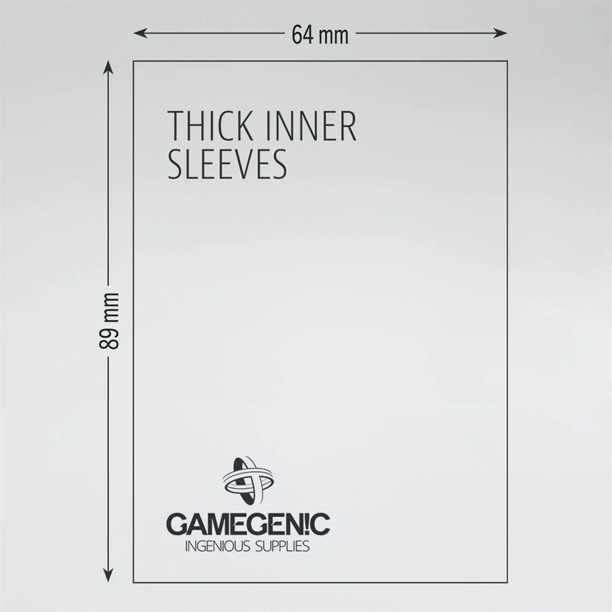 Gamegenic - Thick Inner Sleeves - 50ct (Refresh)