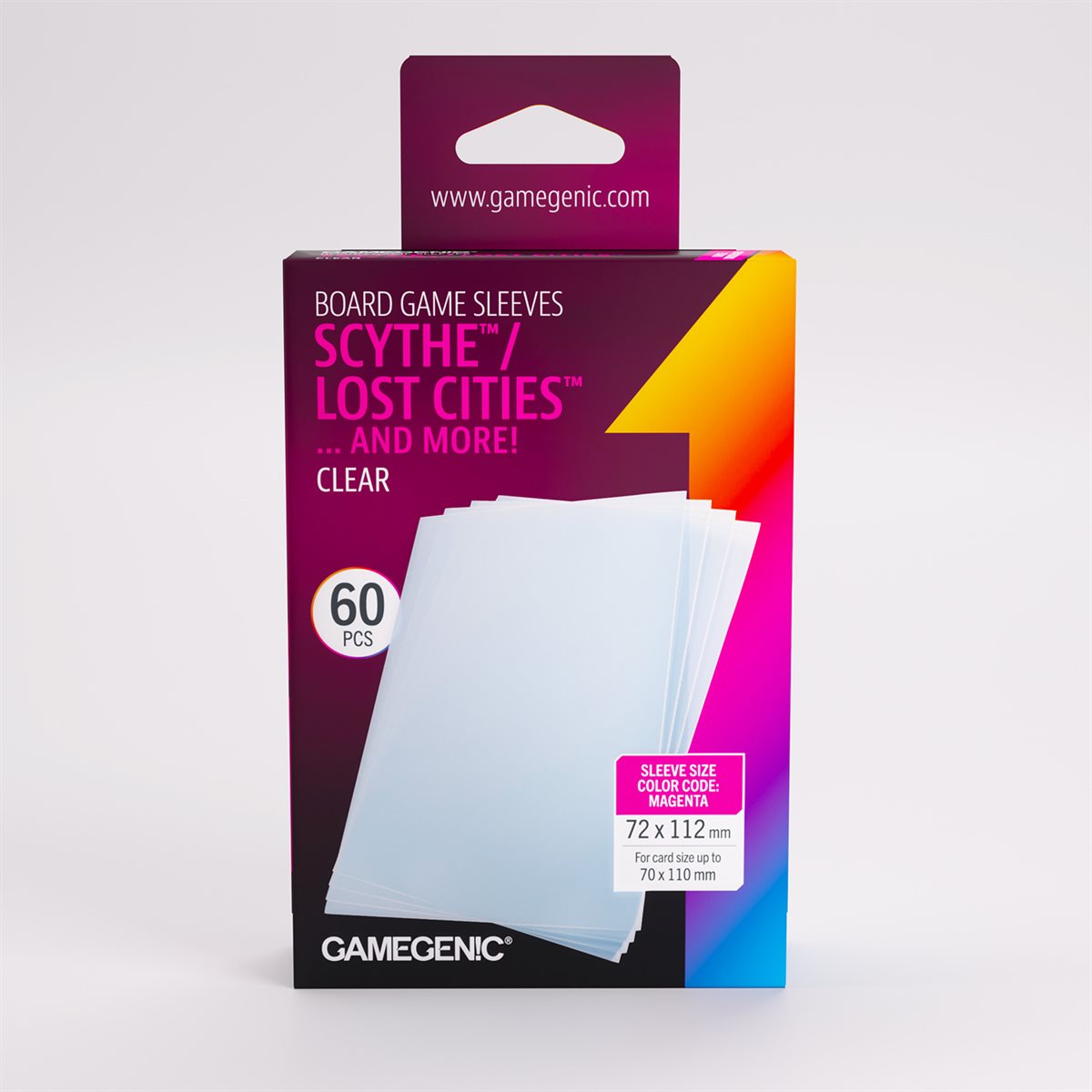 Gamegenic - Prime - Scythe/Lost Cities Sleeves - 60ct (Refresh)