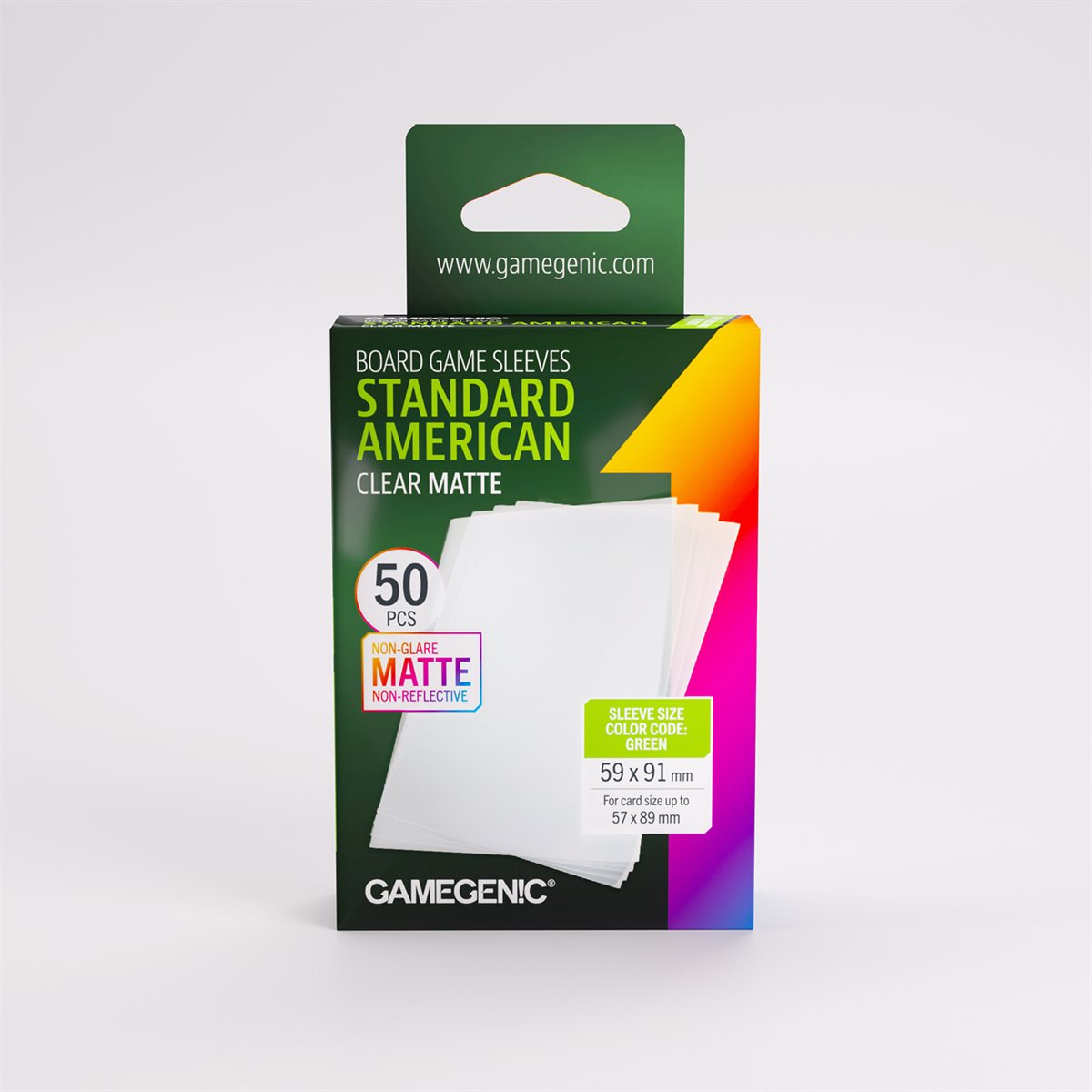 Gamegenic - Matte - Standard American Sized Sleeves - 50ct (Refresh)
