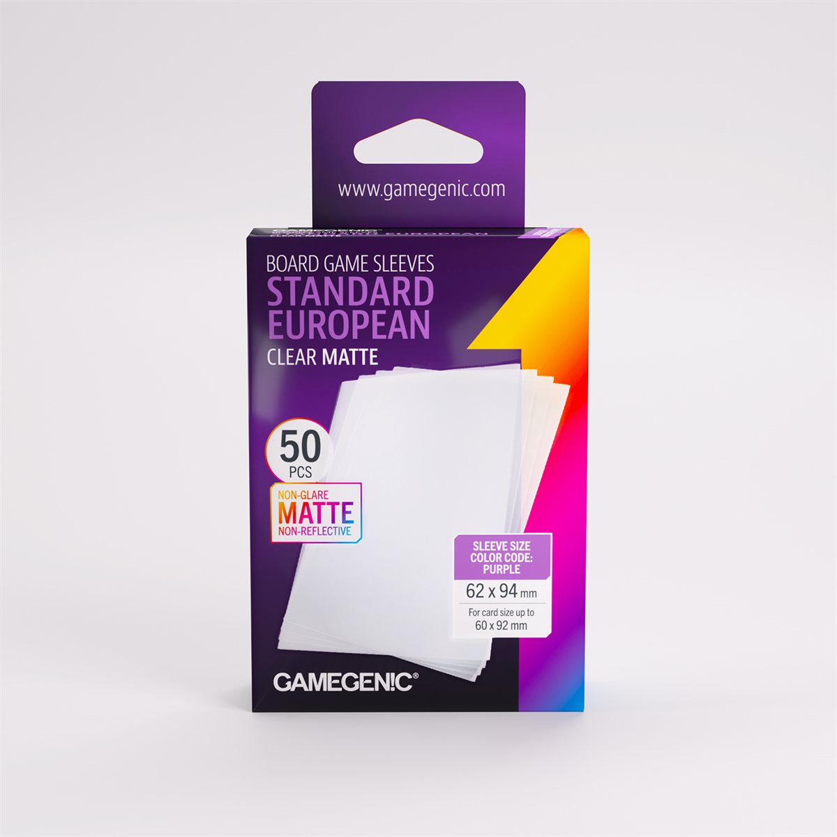 Gamegenic - Matte - Standard European Sized Sleeves - 50ct (Refresh)