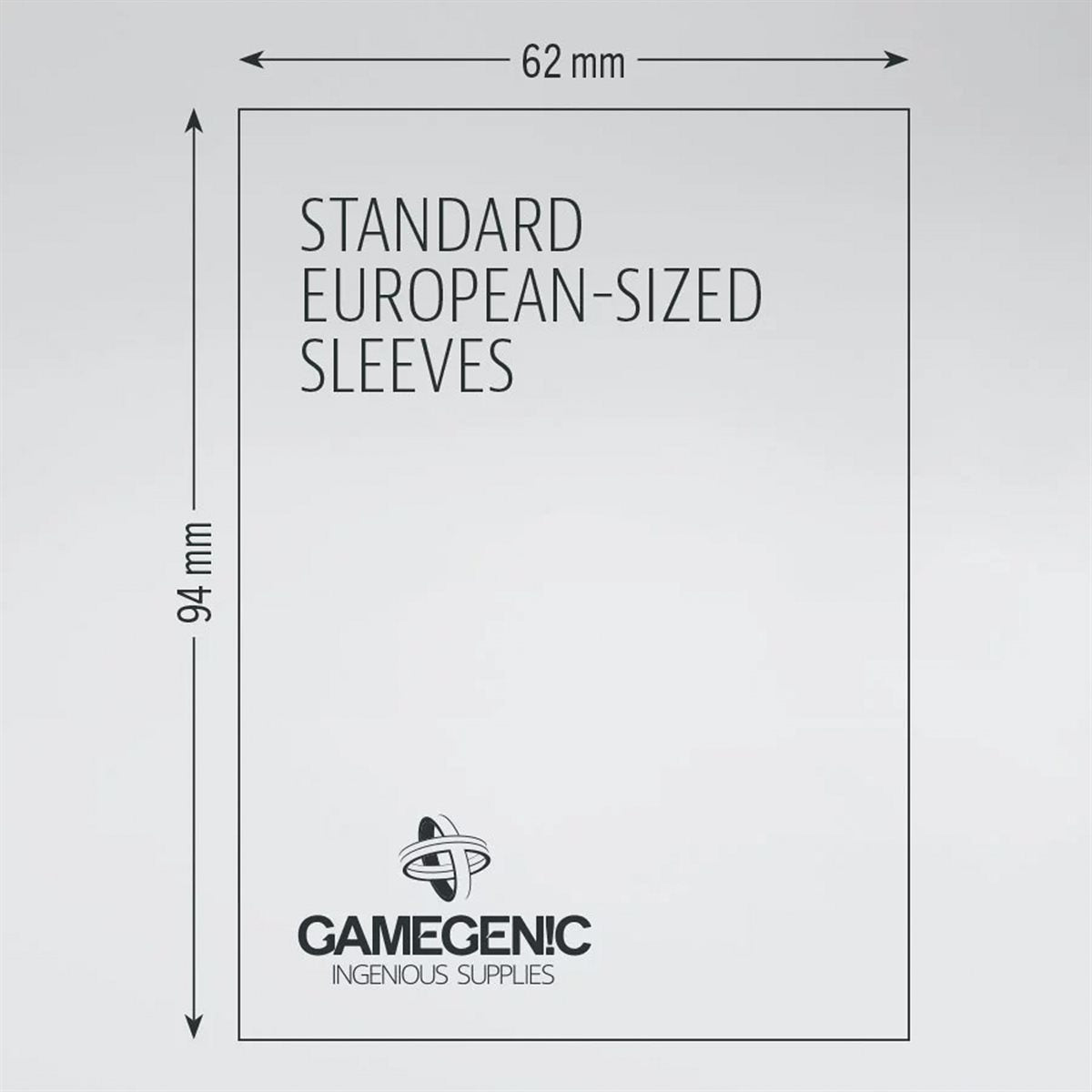 Gamegenic - Matte - Standard European Sized Sleeves - 50ct (Refresh)