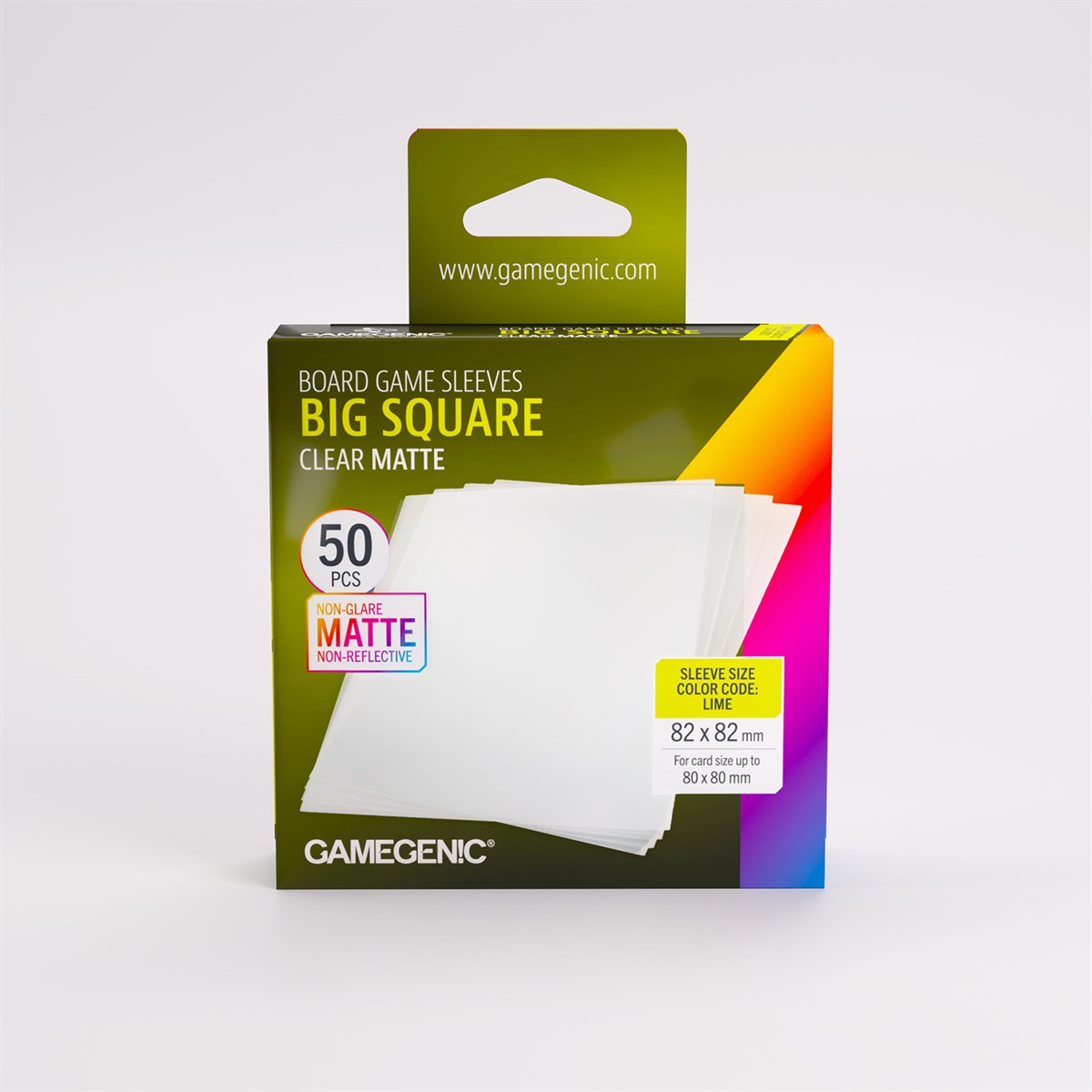 Gamegenic - Matte - Big Square Sized Sleeves - 50ct (Refresh)