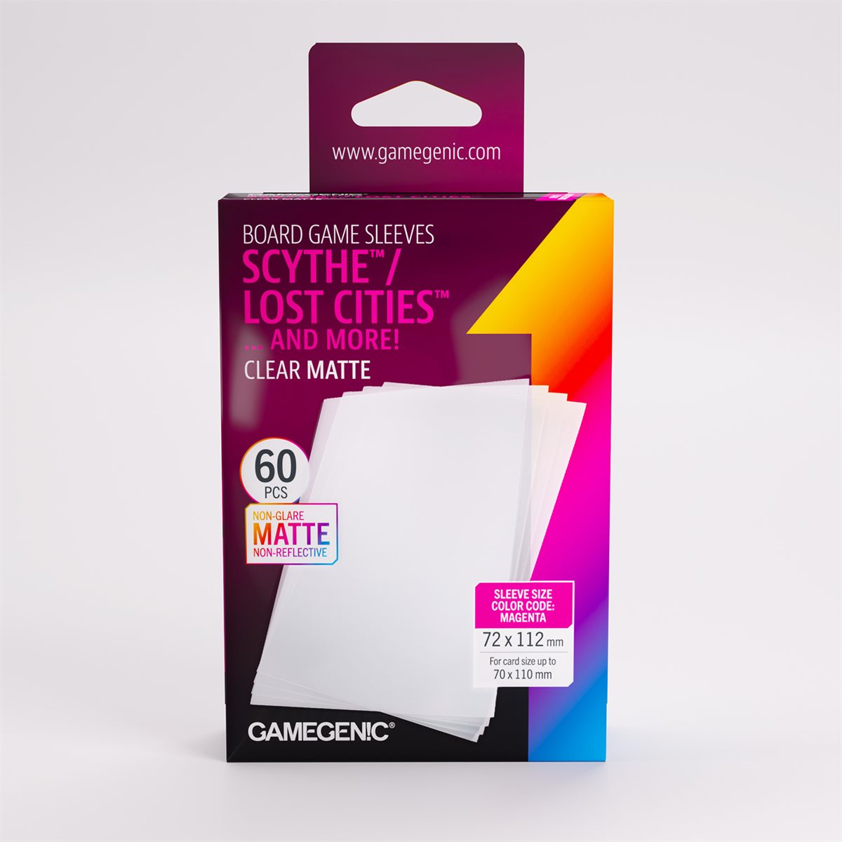 Gamegenic - Matte - Scythe/Lost Cities Sleeves - 60ct (Refresh)