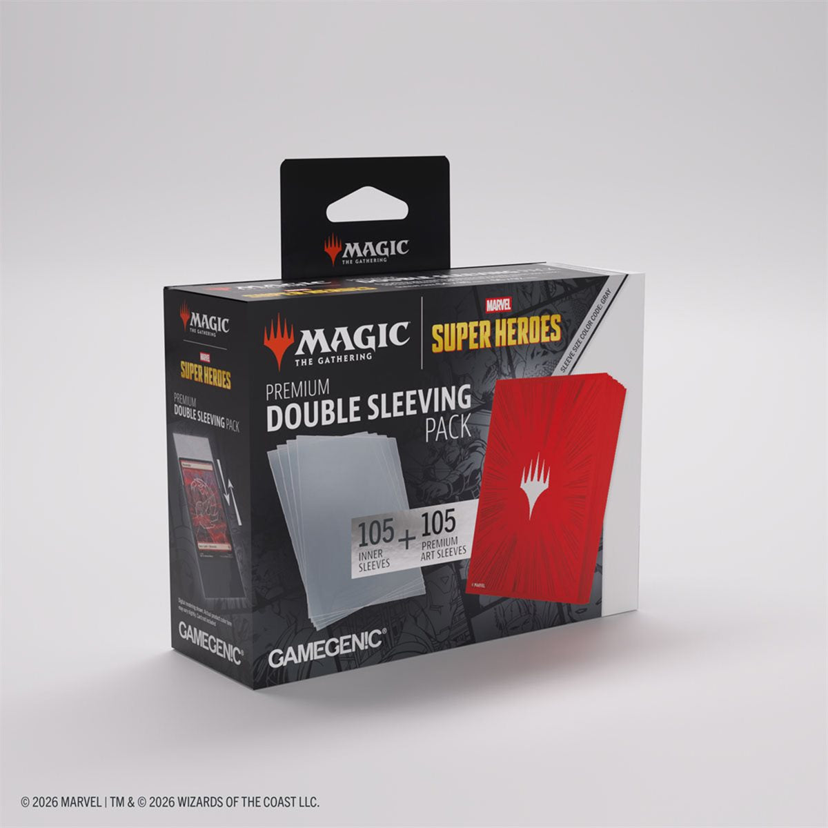 Gamegenic MTG - Marvel Super Heroes Dbl Sleeve Pack - 105ct **Pre-Order**