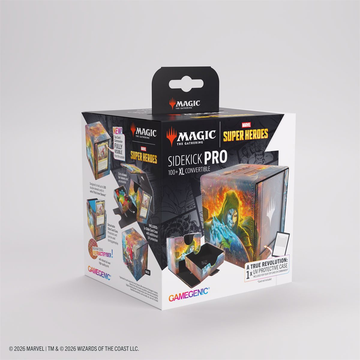 Gamegenic Sidekick Pro XL 100ct - MTG - Marvel Super Heroes **Pre-Order**