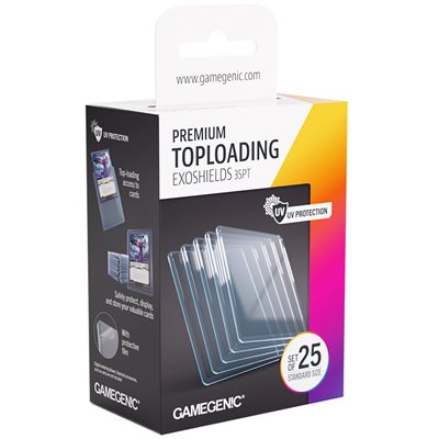 Gamegenic - Premium Toploading Exoshields Sleeves 25ct