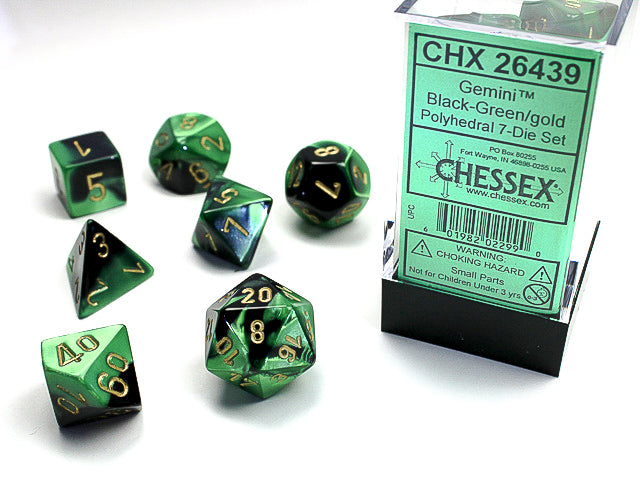 Chessex: Polyhedral 7-Dice Set - Gemini