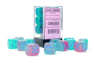 Chessex: 16mm 12D6 Dice Block - Gemini