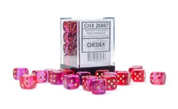 Chessex: 12mm 36D6 Dice Block - Gemini