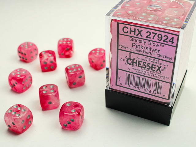 Ghostly Glow 36d6 Pink/Silver 12mm