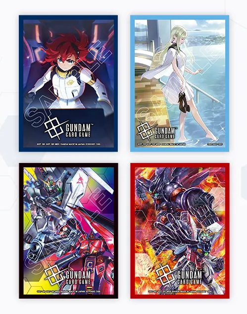 Gundam CG Official Card Sleeves 02 - Set of 4