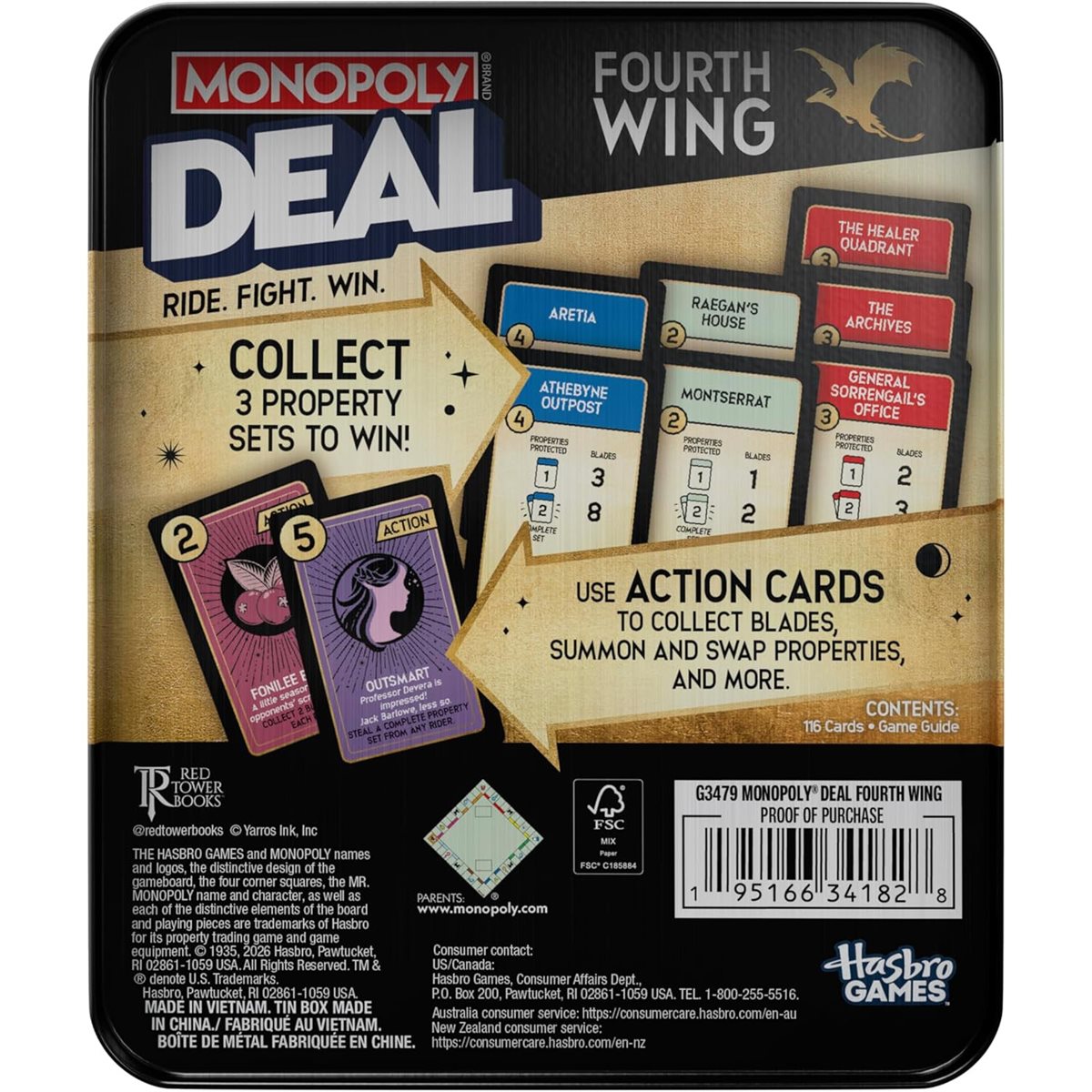 Monopoly Deal: Fourth Wing **Pre-Order**