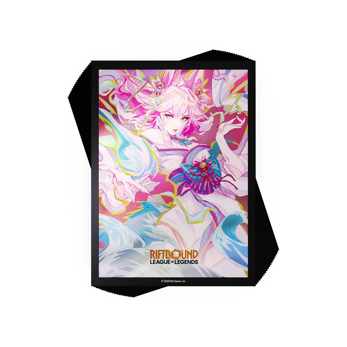 Riftbound League of Legends TCG - Spiritforged - Art Sleeves - Spirit Blossom Ahri 100ct. **Pre-Order**