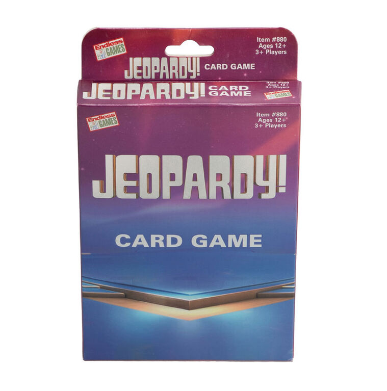 Jeopardy Card Game