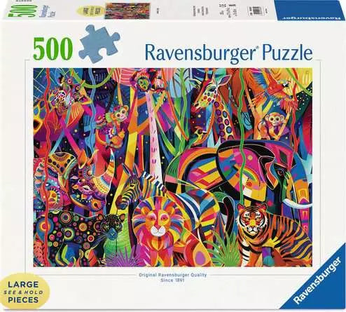 Jeweled Jungle (Large Pieces) - 500 Pcs
