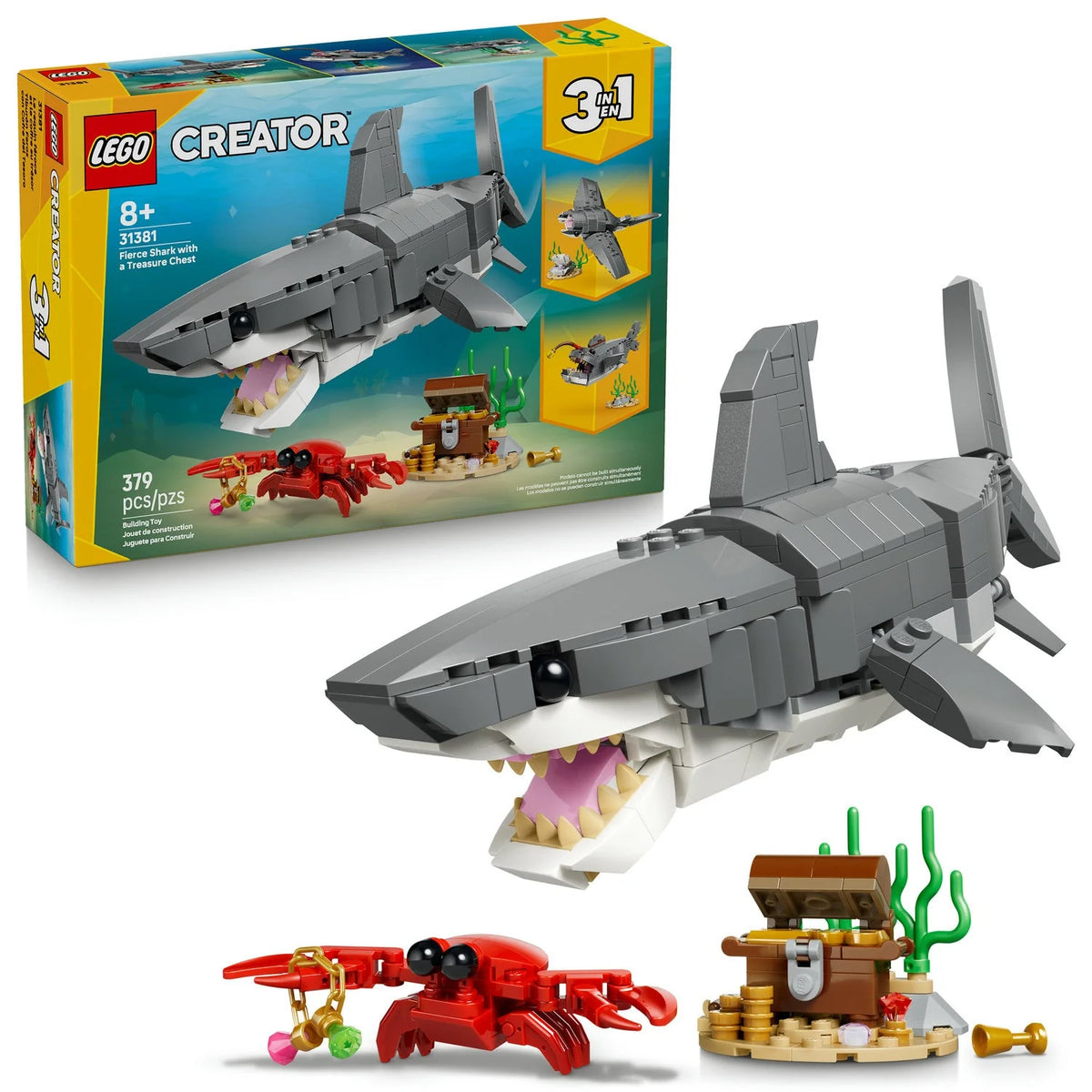 LEGO - Fierce Shark with a Treasure Chest