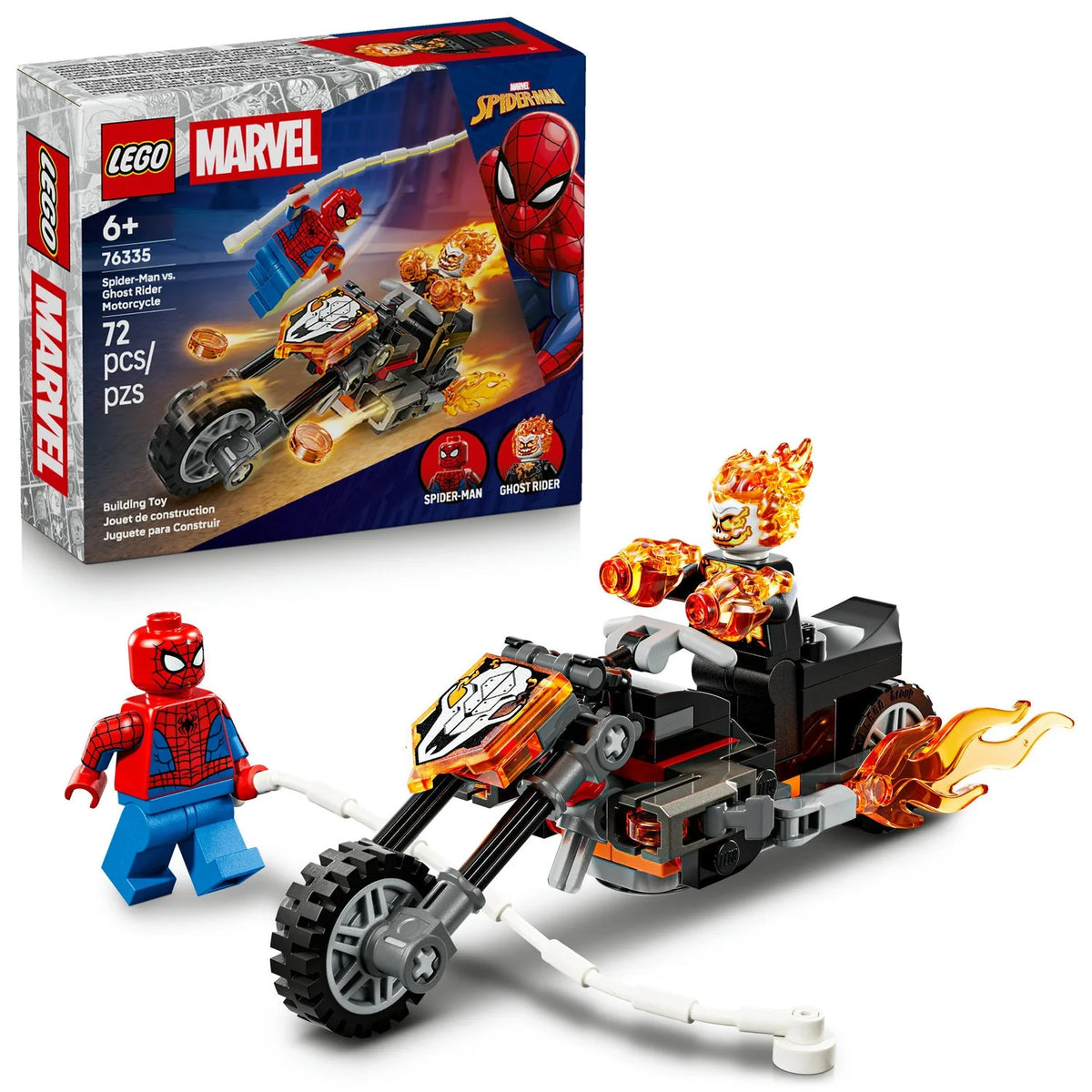 LEGO - Spider-Man vs. Ghost Rider Motorcycle