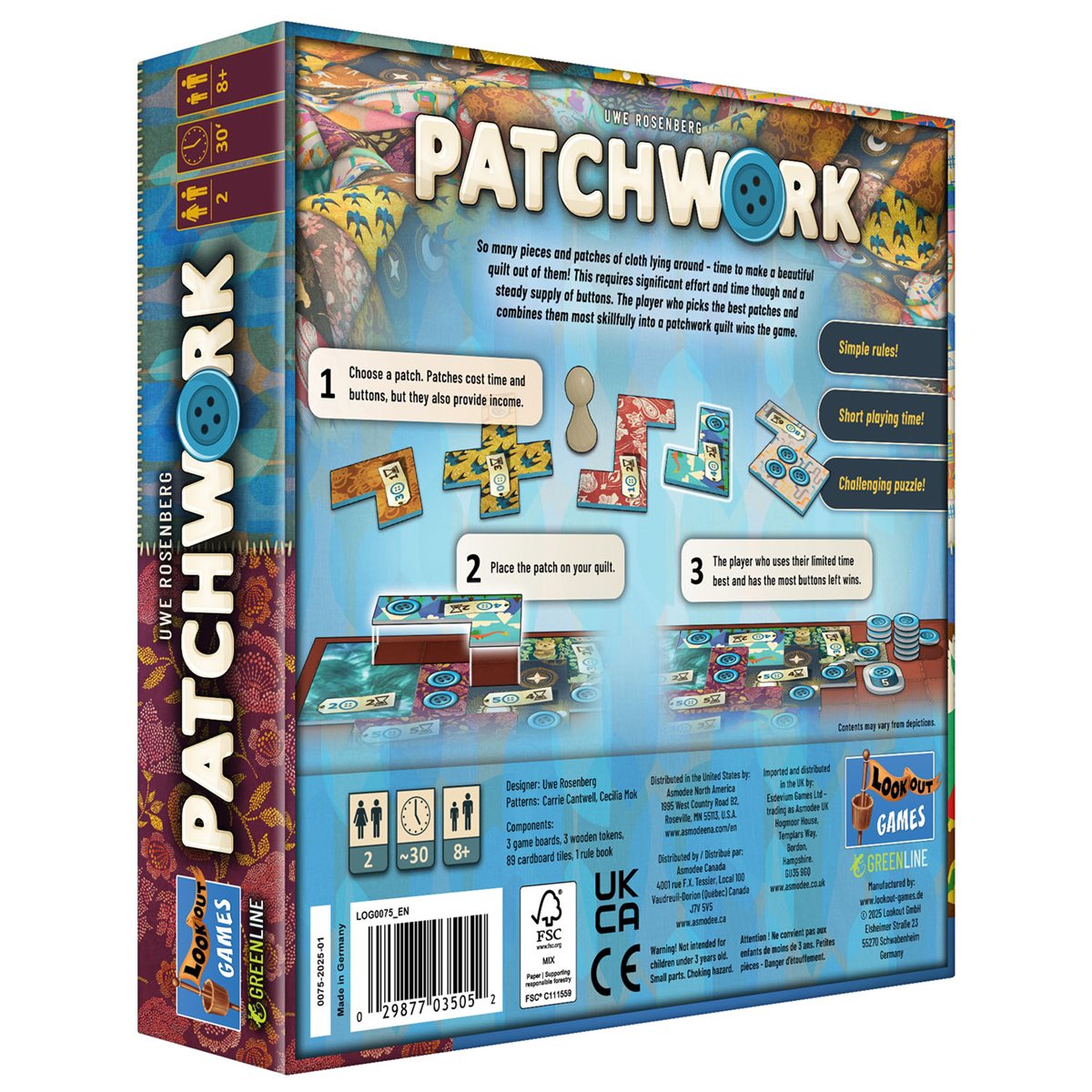 Patchwork - Revised Edition **Pre-Order**