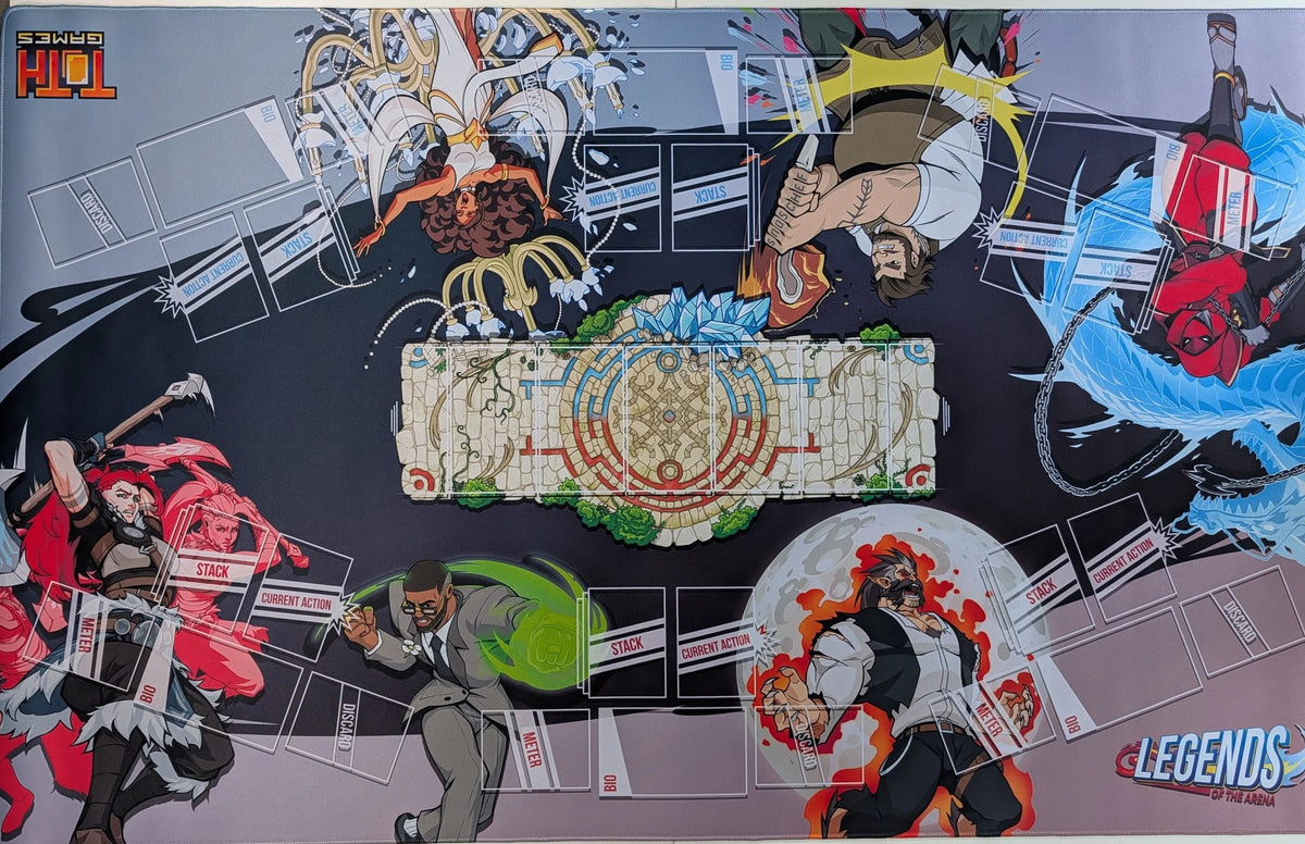 Legends of The Arena - Massive 6 Player Playmat