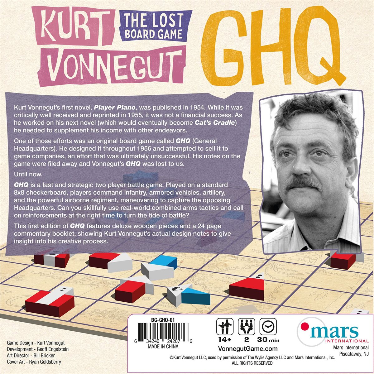 GHQ - Kurt Vonnegut: The Lost Board Game