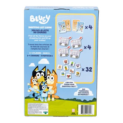 Bluey: Shopping List Game