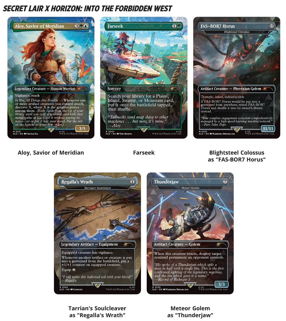 MTG Secret Lair - Playstation - Horizon Zero Dawn (Non-Foil)