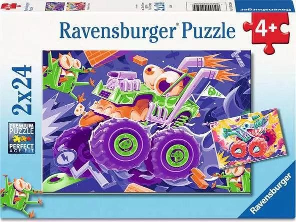 Monster Trucks 2x24pcs
