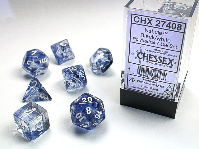 Chessex: Polyhedral 7-Dice Set - Nebula