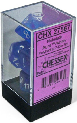Chessex: Polyhedral 7-Dice Set - Nebula