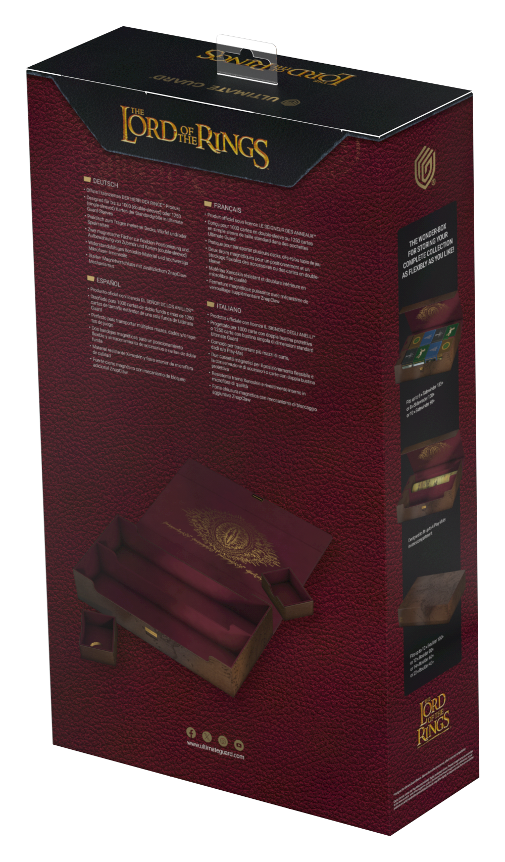 UG Deck Case - Omnihive 1000+ Xenoskin - LOTR Places of Middle Earth **Pre-Order**