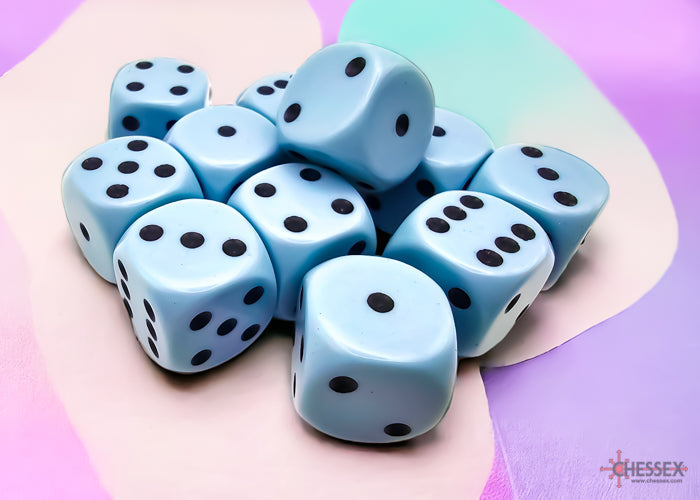 Opaque 12D6 Pastel Blue/Black