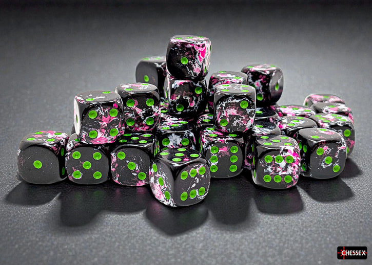Chessex: 12mm 36D6 Dice Block - Brush
