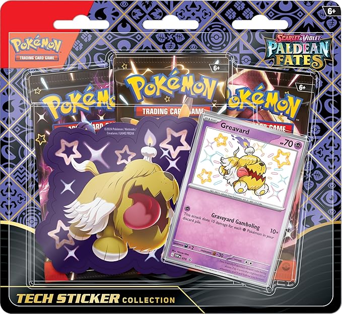Pokemon Scarlet & Violet - Paldean Fates Tech Sticker Collection