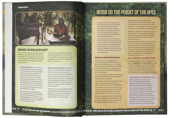 Planet of The Apes RPG: Solo Play Rulebook **Pre-Order**