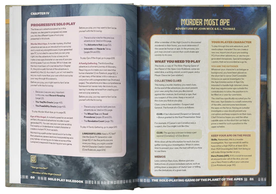 Planet of The Apes RPG: Solo Play Rulebook **Pre-Order**